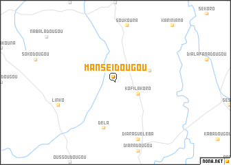 map of Manséïdougou