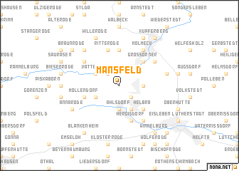 map of Mansfeld