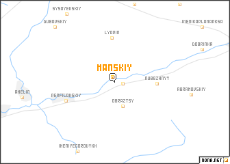 map of Manskiy