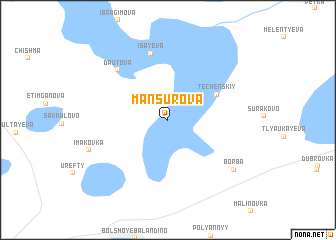 map of Mansurova