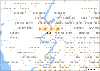 map of Mansurpur