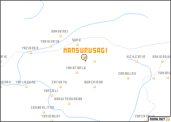 map of Mansuruşağı