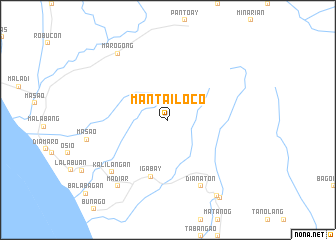 map of Manta Iloco