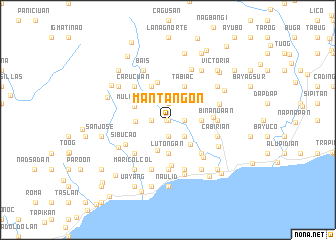 map of Mantañgon