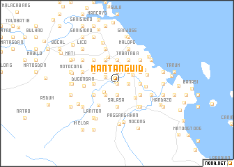 map of Mantanguid