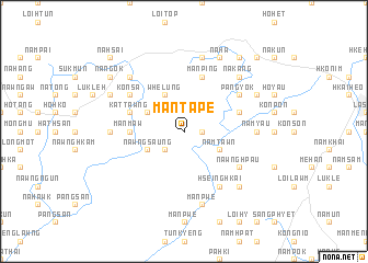 map of Mān-tā-pè