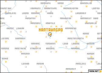 map of Mantawngpo