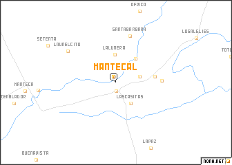 map of Mantecal