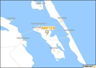 map of Manteo