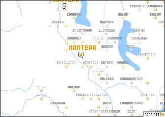 map of Mantepa