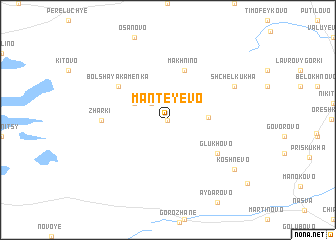 map of Manteyevo