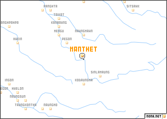 map of Mān Thet