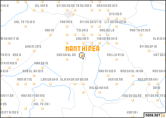 map of Manthiréa