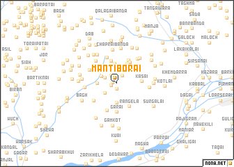 map of Manti Borai