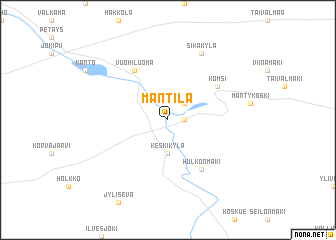 map of Mantila