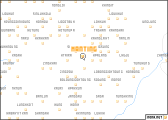 map of Mān Ting