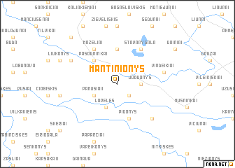 map of Mantinionys