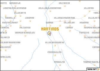 map of Mantinos