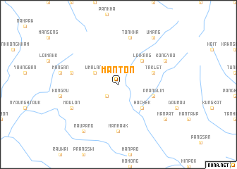 map of Mān Ton