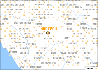 map of Mantrou