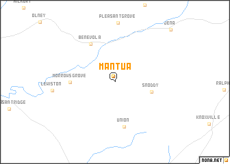 map of Mantua