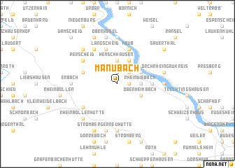 map of Manubach