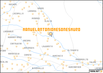 map of Manuel Antonio Mesones Muro