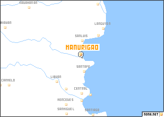 map of Manurigao