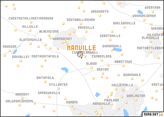map of Manville