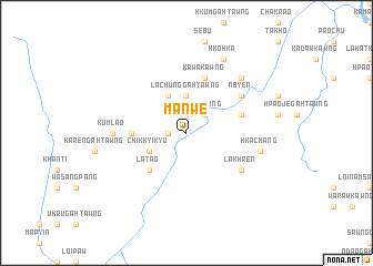 map of Manwe