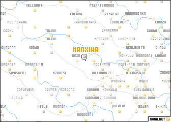 map of Manxiwa