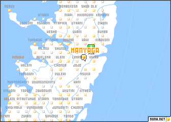 map of Manyaga