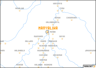 map of Manyaliwa