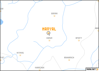 map of Manyal