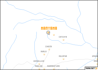 map of Manyama