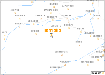 map of Manyava