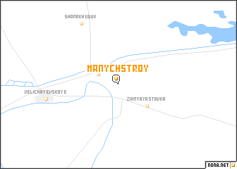 map of Manychstroy