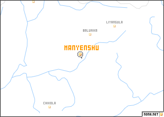 map of Manyenshu