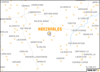 map of Manzanales