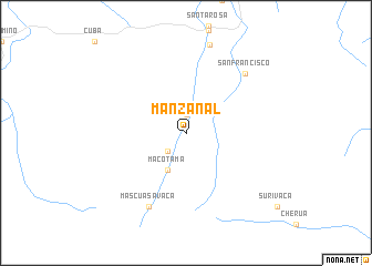 map of Manzanal