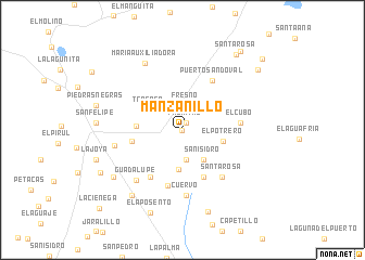 map of Manzanillo