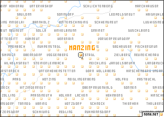 map of Manzing