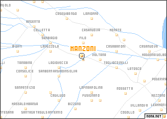 map of Manzoni