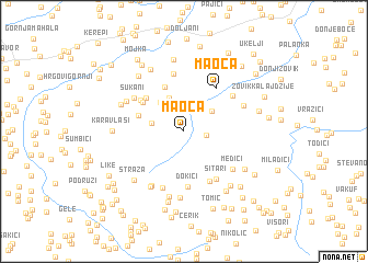 map of Maoča