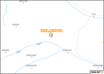 map of Maojiaping