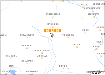 map of Maoshan