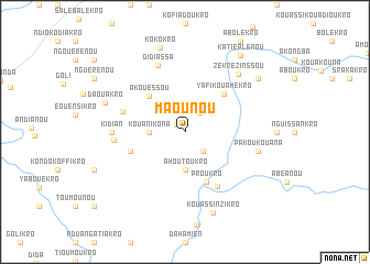 map of Maounou