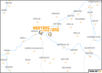 map of Maoyang