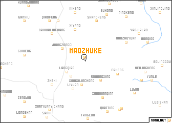 map of Maozhuke