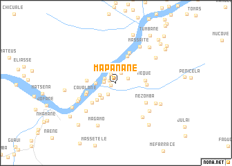 map of Mapanane